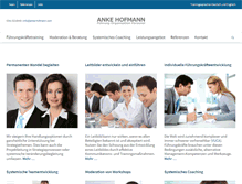 Tablet Screenshot of anke-hofmann.com